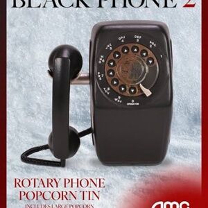 Black Phone 2 Rotary Phone Popcorn Tin Bucket AMC Exclusive NEW
